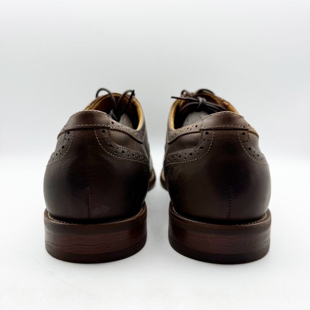 Florsheim Mens Cap Toe Bal Oxford Shoe Size 14M Brown Leather Lace Up NWOB - Picture 11 of 13